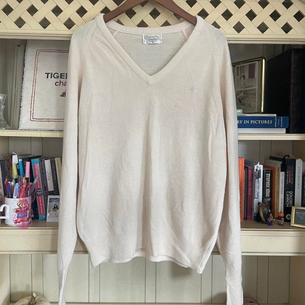 Vintage‎ Cream Dior Sweater